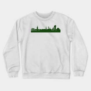 STOCKHOLM Skyline in forest green Crewneck Sweatshirt